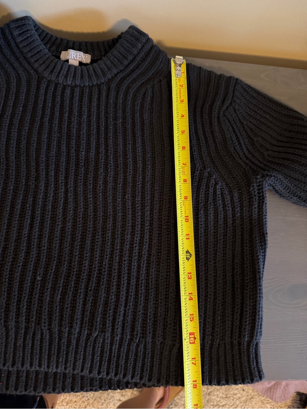 J. Crew Cotton Fisherman Crewneck Sweater - Picture 6 of 9